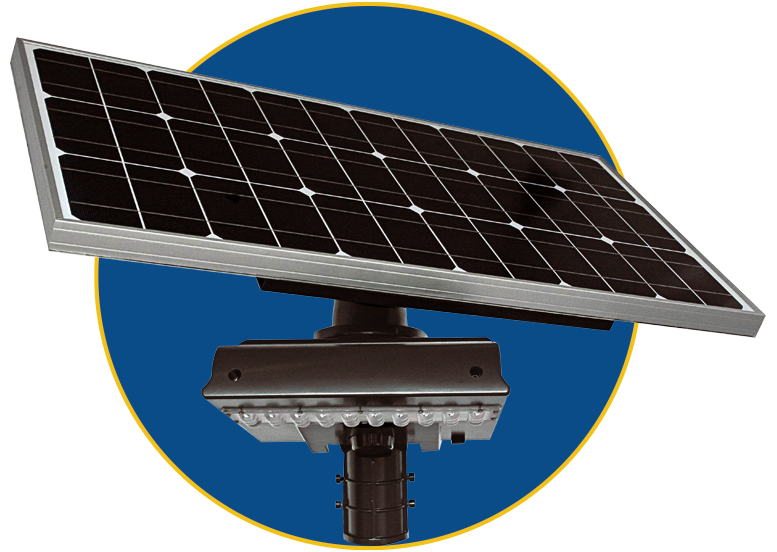 Light Efficient Design SL-SFL-20W-40K-BK-G2 Off-Grid Solar Powered